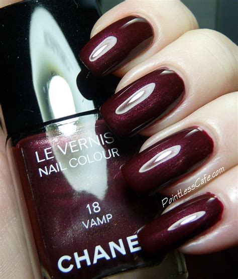 chanel ongle|Chanel nail polish vamp.